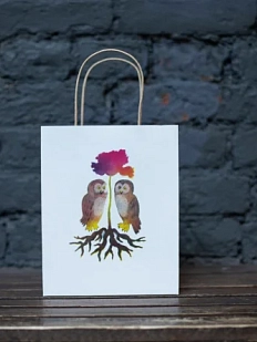 Крафт-пакет «Совы такие совы»