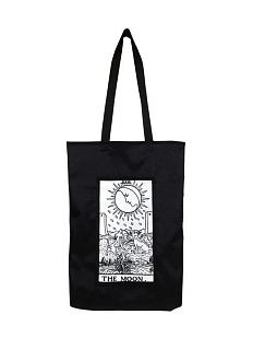 Сумка шоппер Интроверт «Таро. Луна», чёрный