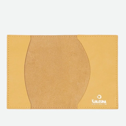 Обложка на паспорта с самолётом Kokosina bags, натуральная кожа, мимоза, фото 2.