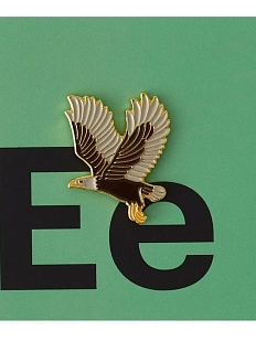 Металлический значок Heart of Moscow «Орёл» серия Зоопарк