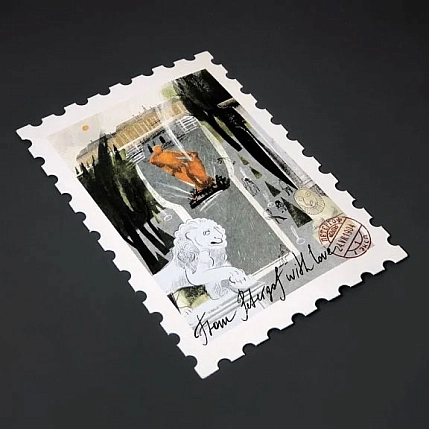 Открытка Подписные изделия «Марка. Петергоф», фото 3.