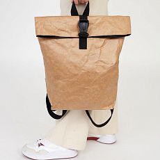 Рюкзак Ranzel Bags «Rolly Kraft», крафт, тайвек, бежевый