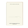 Блокнот на пружине Mitrozhe «Медленно текущая река», А5, 50 листов, бежевый, превью фото 1