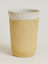 Стакан ручной работы «Вафельный», бежевый, керамика, 300 мл, превью фото 3