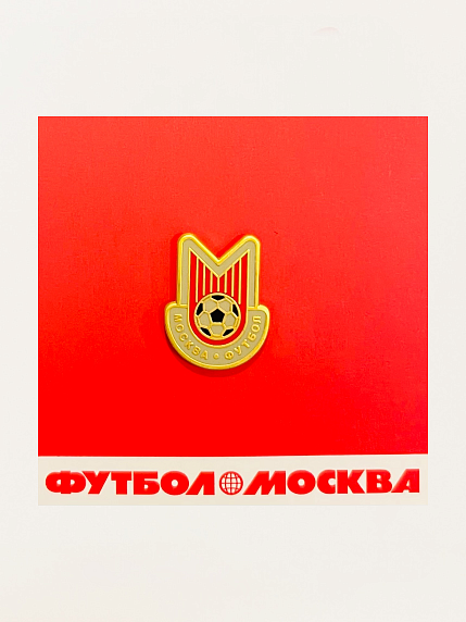 Металлический значок 2ФМ, красный, фото 1.