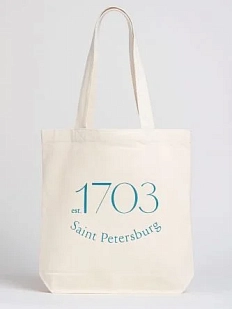 Сумка шоппер «1703 Saint Petersburg», белый
