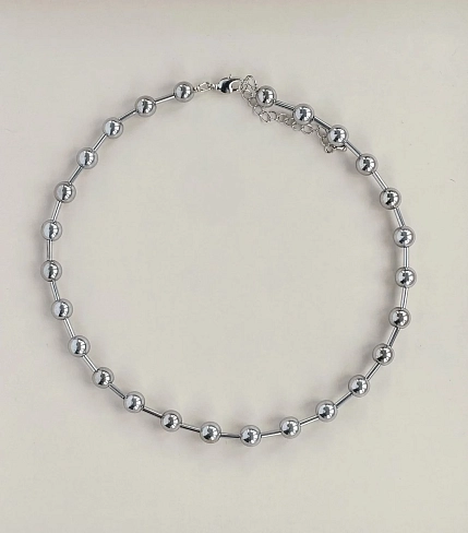 Чокер Бур.Мур «Bubbles», гематит, фото 3.