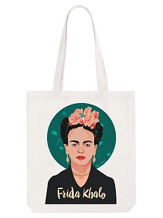 Сумка шоппер «Фрида», хлопок, полиэфир, белый