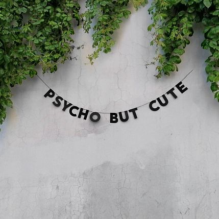 Гирлянда «PSYCHO BUT CUTE», фото 2.