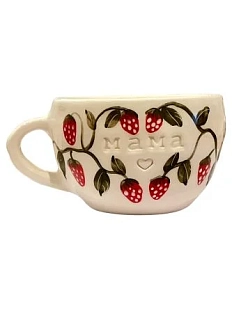 Кружка ручной работы «Мама», керамика, 300 мл