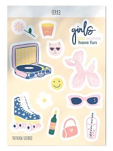Стикерпак «Гёрлз», А5