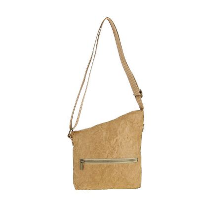 Сумка Ranzel Bags «Nichosi Kraft», крафт, тайвек, бежевая, фото 5.