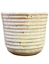 Стакан ручной работы, рельефный, бежевый, 250 мл