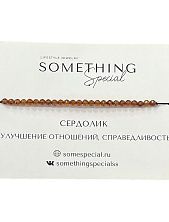 Браслет Long «Сердолик»