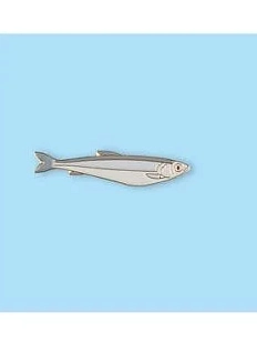 Металлический значок Heart of Moscow «Корюшка» серия Петербург