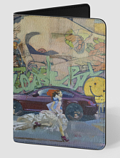 Обложка на паспорт Максим Савва «Один обычный день в Санкт-Петербурге», искусственная кожа