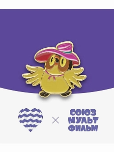 Металлический значок Heart of Moscow «Сова. Винни-Пух» серия Союзмультфильм