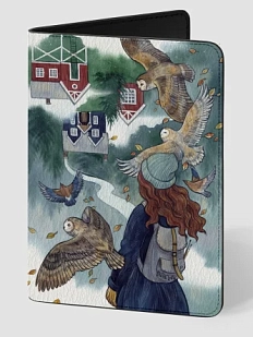 Обложка на паспорт «Вверх ногами», Спешилова Анна