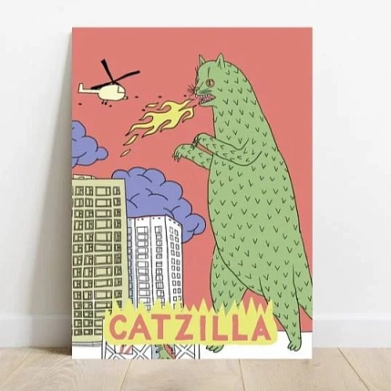 Скетчбук Валя Карнавалова «Catzilla», А5, 200 страниц, фото 2.