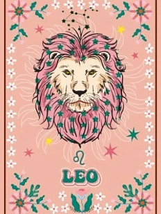 3D Стикер на телефон со знаком зодиака «Лев», объёмный