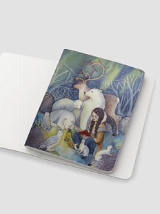 Тетрадь «Сказки Севера», иллюстратор Анна Спешилова, А5, 40 листов