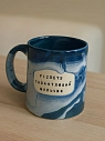 Кружка ручной работы Тата вытворяет/NF ceramics «P***ets талантливый мальчик», керамика, 440 мл, превью фото 2