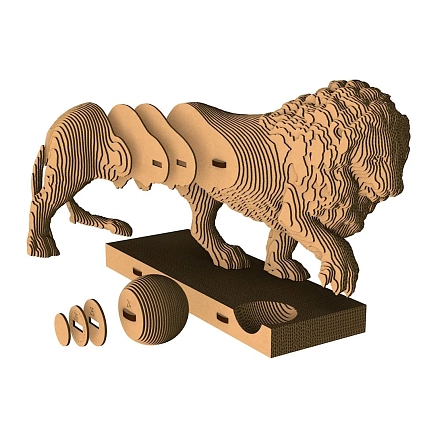 Картонный конструктор 3D «Петербургский лев», фото 5.