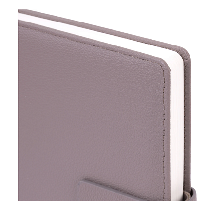 Подарочный набор с ежедневником «President» и ручкой, серый, фото 4.