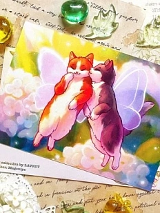 Открытка Лавкот «Кото-феи», А6