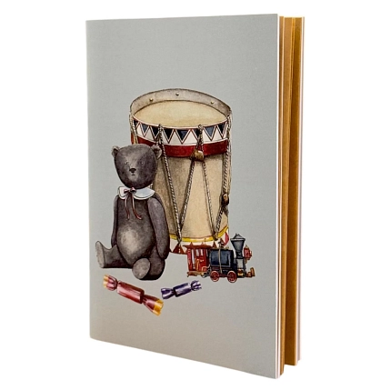 Подарочный набор Elizabeth Madar «Мишка с барабаном», 40 листов, фото 2.