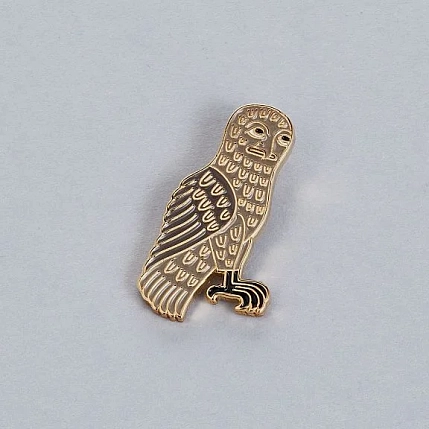 Значок Подписные изделия «Сова», эмалированный, фото 2.