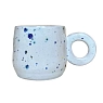 Кружка ручной работы с синими каплями, керамика, 300 мл, превью фото 2