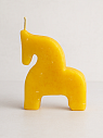 Интерьерная свеча «Лошадка», жёлтая, превью фото 2