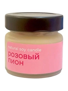 Свеча «Розовый пион», 100 мл