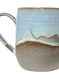 Кружка «Лёд Байкала», голубая, керамика, 300 мл