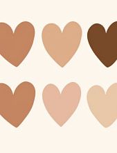 Обложка на студенческий билет «Бежевые сердечки», экокожа