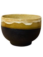 Пиала ручной работы Катя Вебер, чёрно-коричневая, керамика, 125 мл