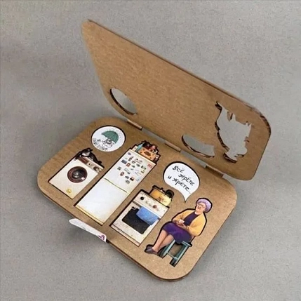 Набор магнитов Тот самый Петербург «Коммунальная кухня», фото 2.