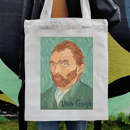 Сумка шоппер «Ван Гог», белый, фото 3.