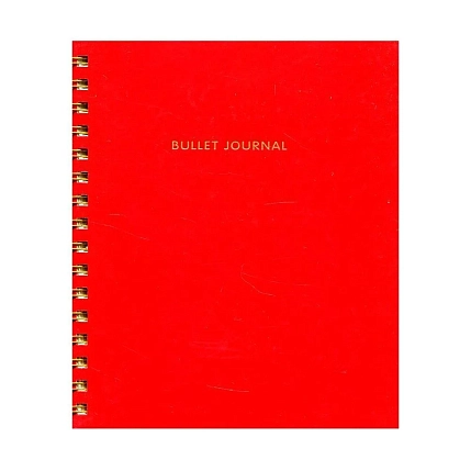 Блокнот-органайзер Bullet Journal, красный, А5, фото 1.