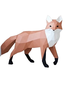 Набор для склейки фигуры лисы