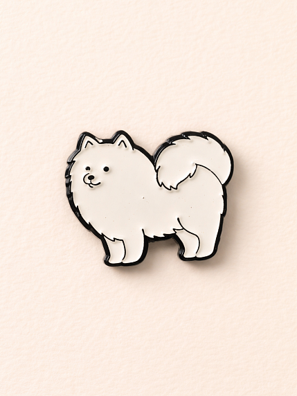 Металлический значок «Самоед», 20 мм, фото 1.