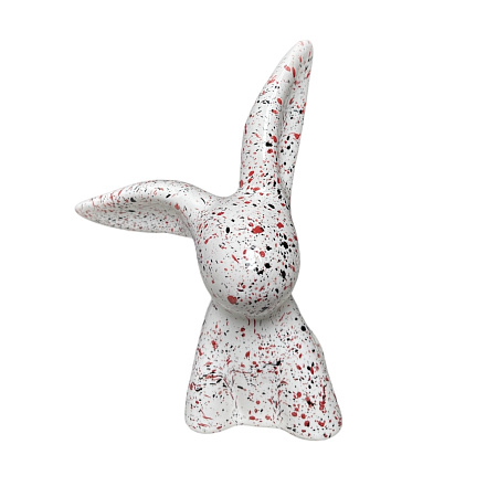 Статуэтка «Белый кролик с ушком» №2