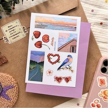 Стикерпак «Вишня», А6, фото 1.