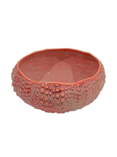 Глубокая тарелка морской ёж ручной работы VELES «Рассвет над Имладрис», фарфор, 350 мл