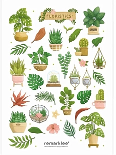 Стикерпак «Флористика»