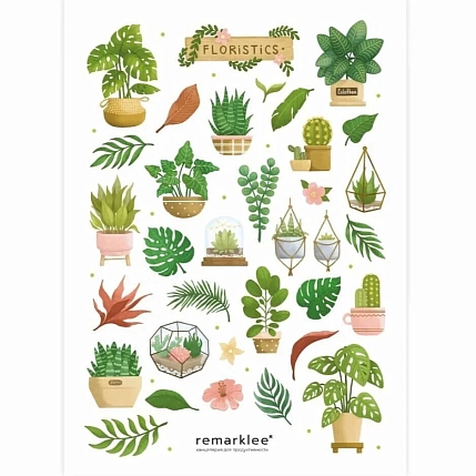 Стикерпак «Флористика», фото 1.