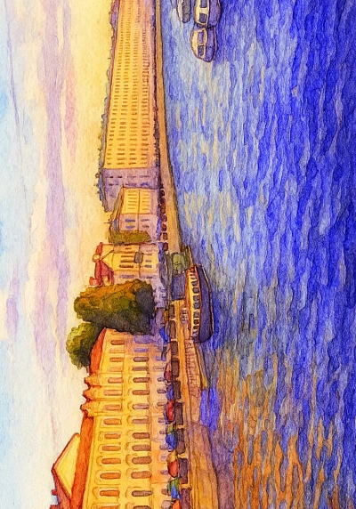 Картхолдер двойной DARI DARI «Каналы Петербурга», экокожа, фото 1.