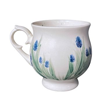 Кружка ручной работы ландыш «Гиацинт», керамика, 300 мл, фото 1.
