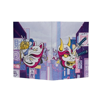 Обложка на паспорт New Wallet «New Hannya», фото 2.